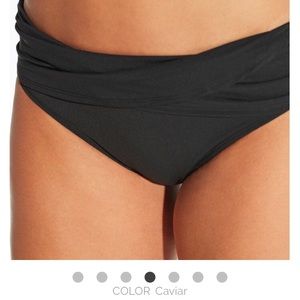 BNWT Calia swim bottoms color Caviar